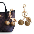 Cherry bag pendant, fashionable keychain, exquisite car keychain