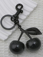 Cute Cherry Design Keychain, Bag Charms, Fashionable Alloy Keychain for Women & Girls, Trendy All-match & Exquisite Keychain for Birthday Gift