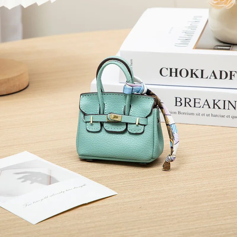 Mini Bag Pendant Small Keychain Case Accessory H Family Mini Earphone Bag Accessories Pendant Key Chain Decoration Gift