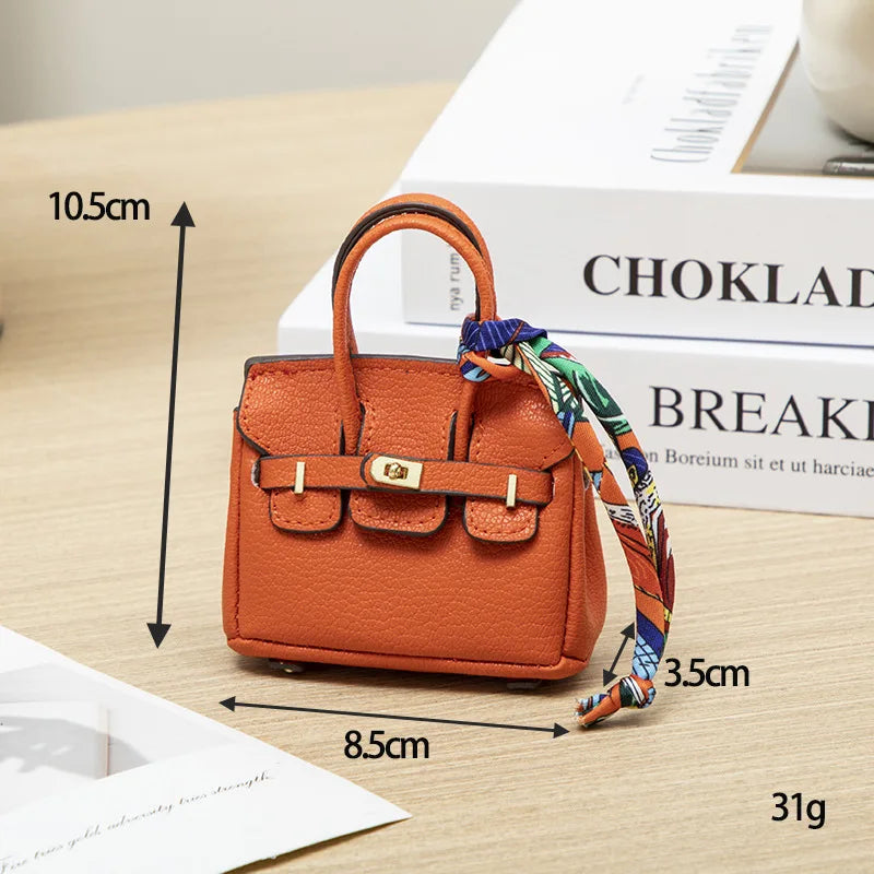 Mini Bag Pendant Small Keychain Case Accessory H Family Mini Earphone Bag Accessories Pendant Key Chain Decoration Gift