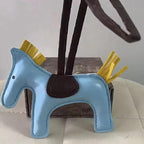 Mini Angel Pegasus Pony Pendant Handmade Stitching Women'S Bag Charm With Cute Tassel Fashion Accessory Birthday Gift