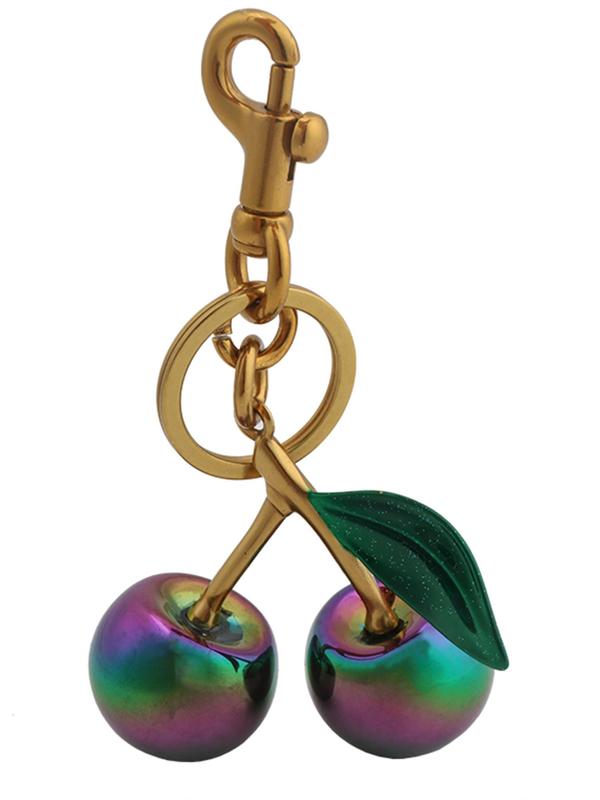 Cute Cherry Design Keychain, Bag Charms, Fashionable Alloy Keychain for Women & Girls, Trendy All-match & Exquisite Keychain for Birthday Gift