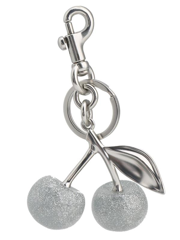 Cute Cherry Design Keychain, Bag Charms, Fashionable Alloy Keychain for Women & Girls, Trendy All-match & Exquisite Keychain for Birthday Gift