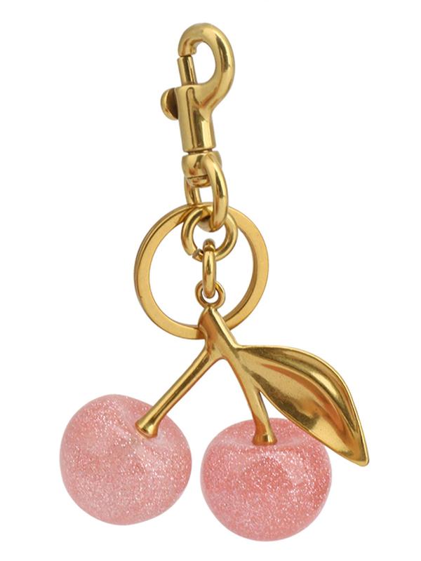 Cute Cherry Design Keychain, Bag Charms, Fashionable Alloy Keychain for Women & Girls, Trendy All-match & Exquisite Keychain for Birthday Gift