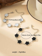 Women's Elegant Fashion Flower Design Bracelet, Fashion Jewelry for Party, Daily Clothing Decor, Trendy All-match & Exquisite Jewelry for Birthday Gift
